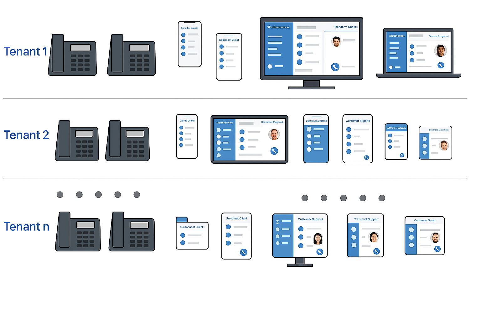 Zero Tounch Provisioning, Thirdlane Connect and Multi Tenant PBX